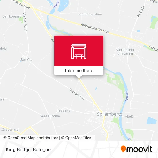 King Bridge map