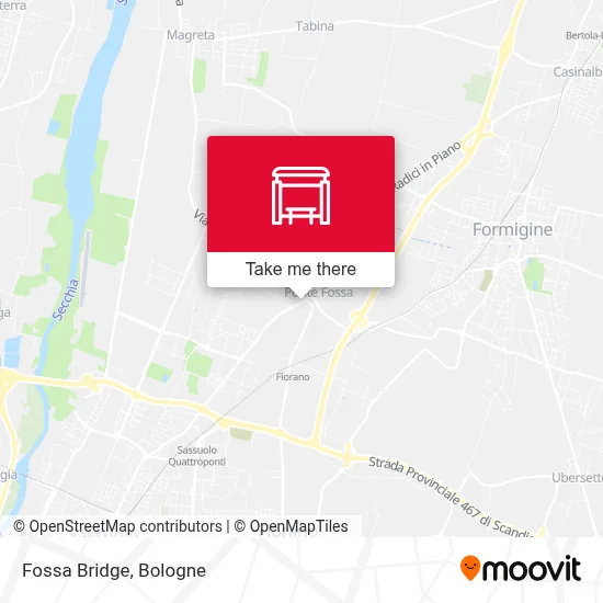 Fossa Bridge map