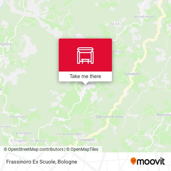 Frassinoro Ex Scuole map
