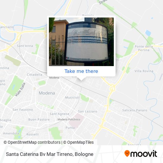 Santa Caterina Bv Mar Tirreno map