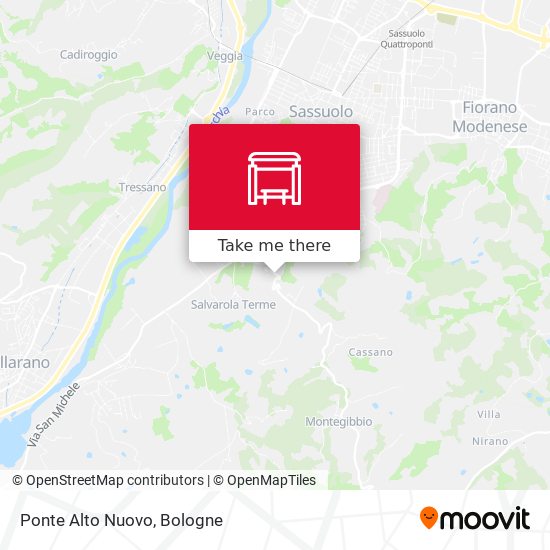 Ponte Alto Nuovo map