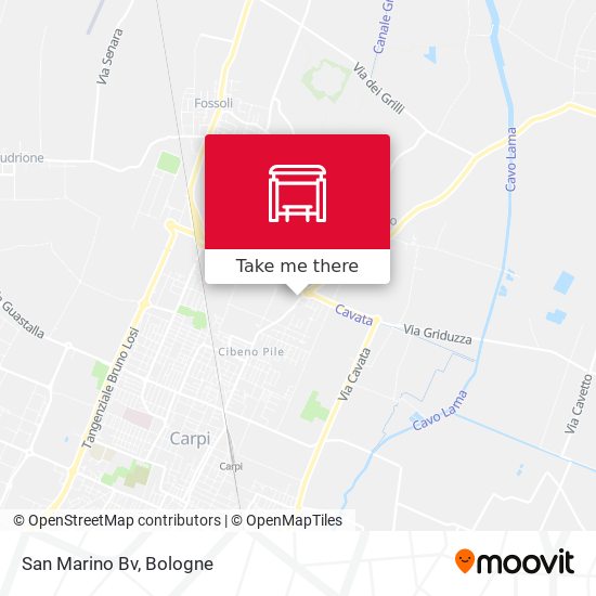 San Marino Bv map