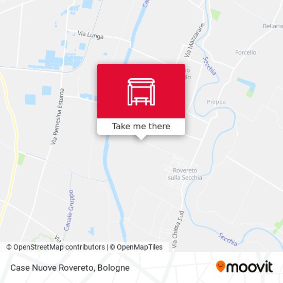 Case Nuove Rovereto map