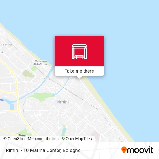 Rimini - 10 Marina Center map