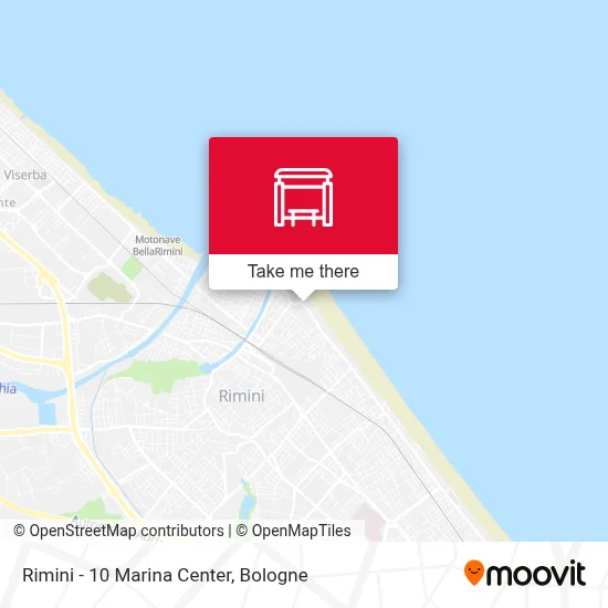 Rimini - 10 Marina Center map