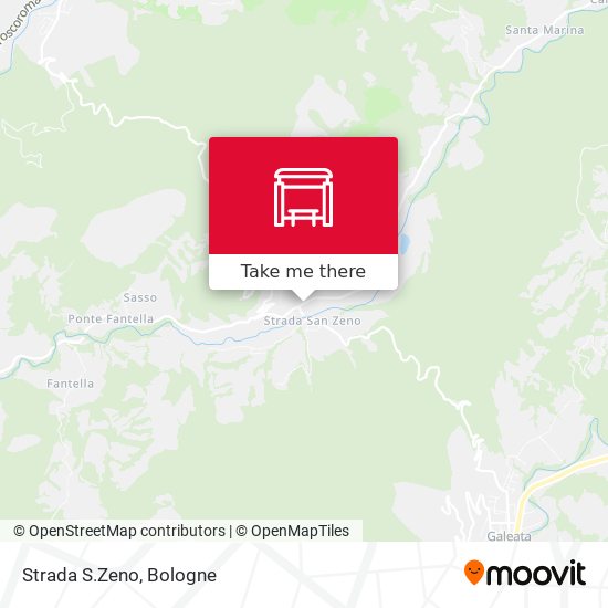 Strada S.Zeno map