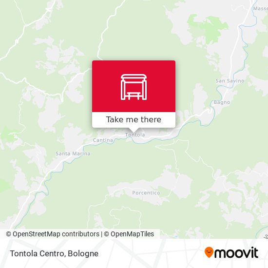 Tontola Centro map