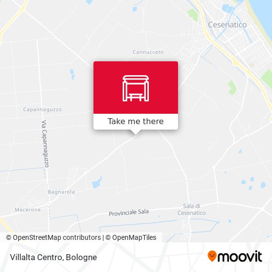 Villalta Centro map