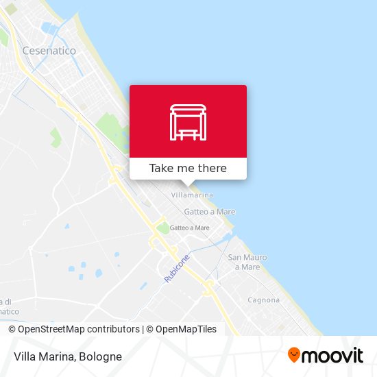 Villa Marina map