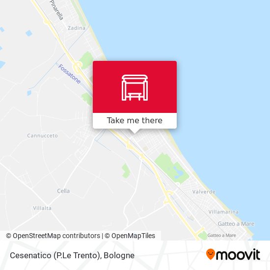 Cesenatico (P.Le Trento) map