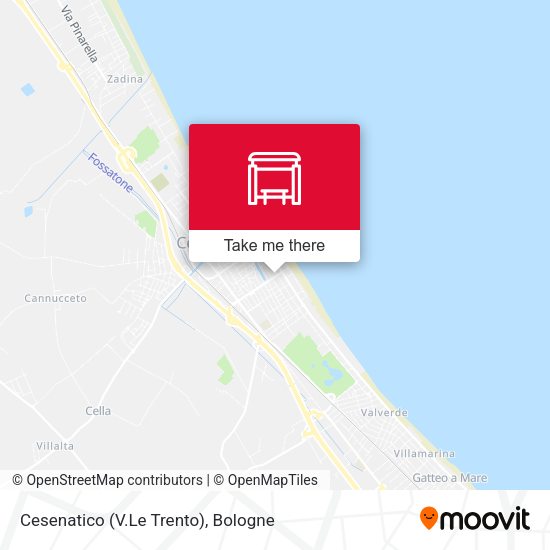 Cesenatico (V.Le Trento) map