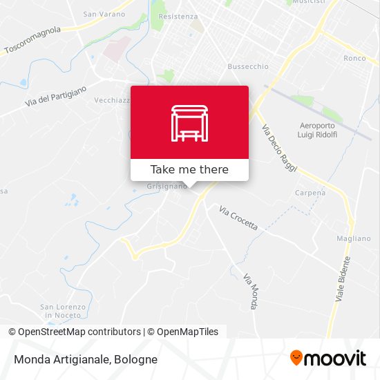 Monda Artigianale map
