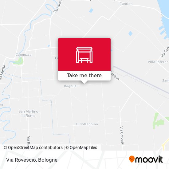 Via Rovescio map