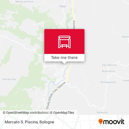 Mercato S. Piscina map