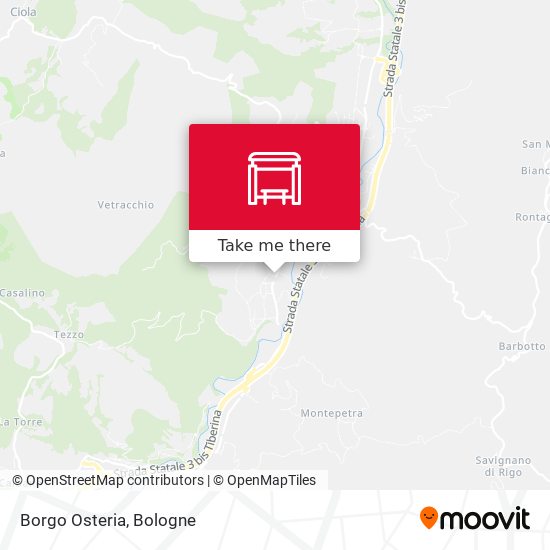Borgo Osteria map