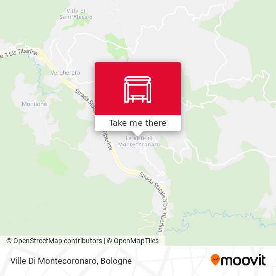Ville Di Montecoronaro map