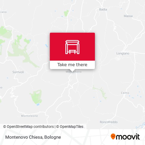 Montenovo Chiesa map