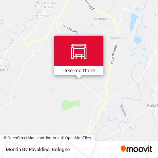 Monda Bv Ravaldino map