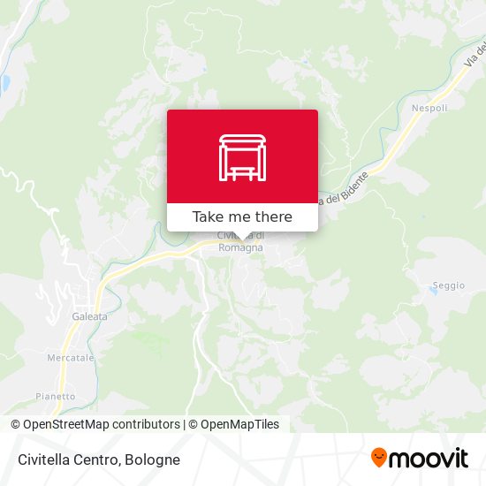 Civitella Centro map