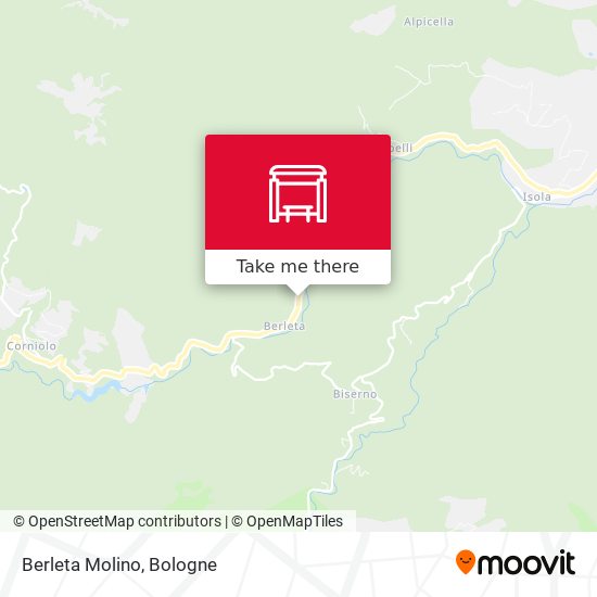 Berleta Molino map