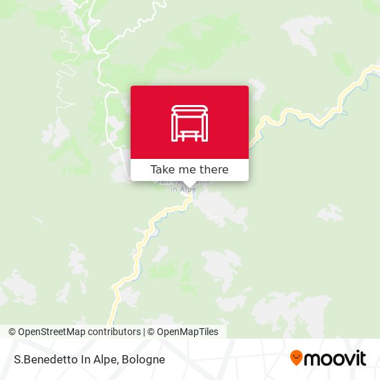 S.Benedetto In Alpe map