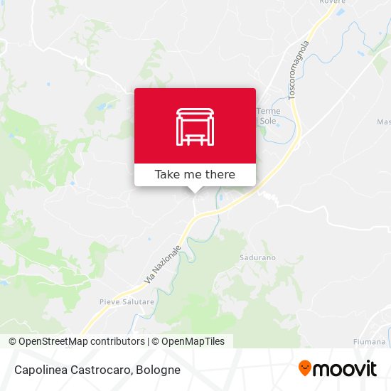 Capolinea Castrocaro map