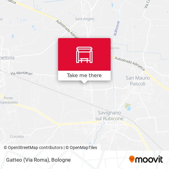 Gatteo (Via Roma) map