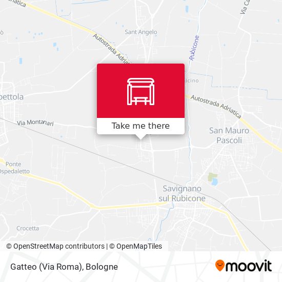 Gatteo (Via Roma) map
