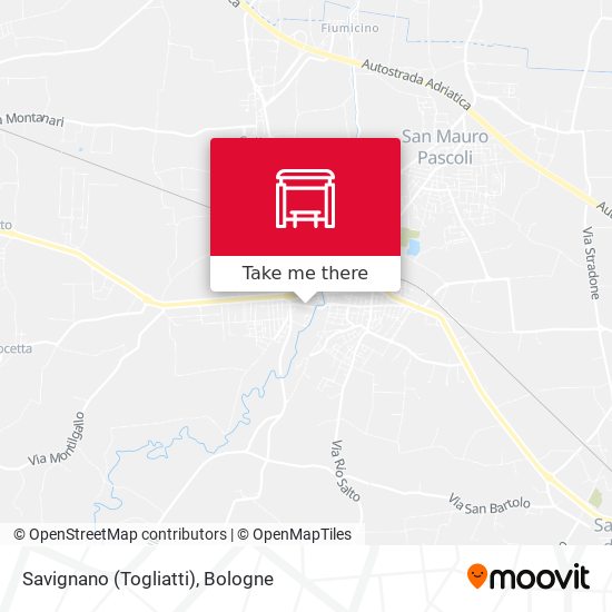 Savignano (Togliatti) map