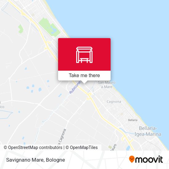 Savignano Mare map