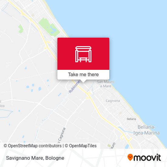 Savignano Mare map