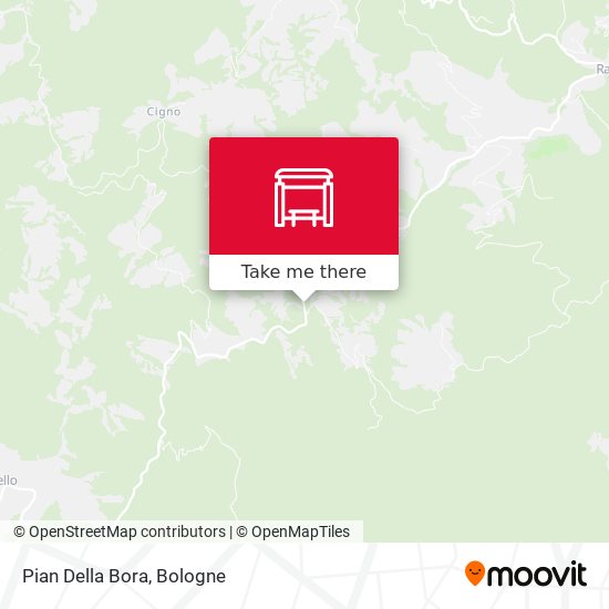 Pian Della Bora map