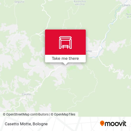 Casetto Motte map