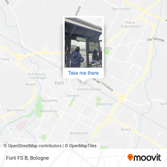 Forli Station B map
