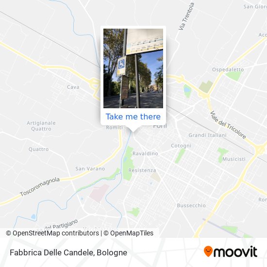 Fabbrica Delle Candele map