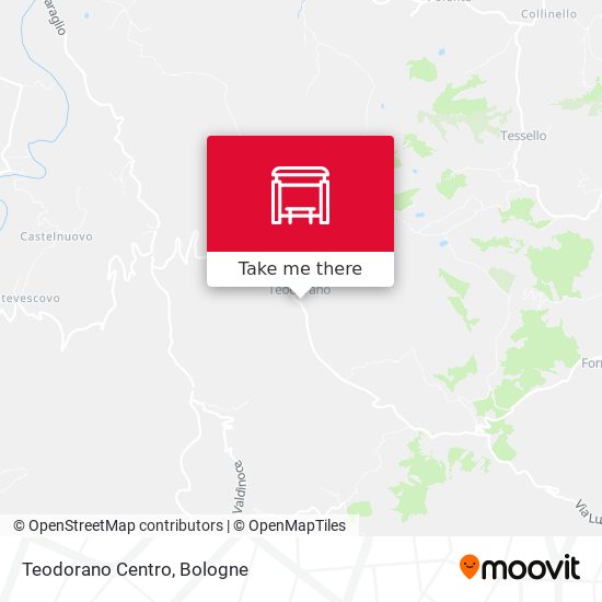 Teodorano Centro map