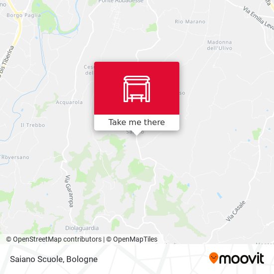 Saiano Scuole map
