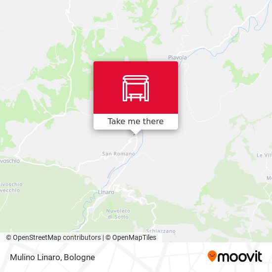 Mulino Linaro map
