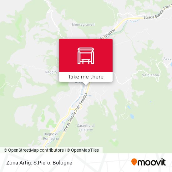 Zona Artig. S.Piero map