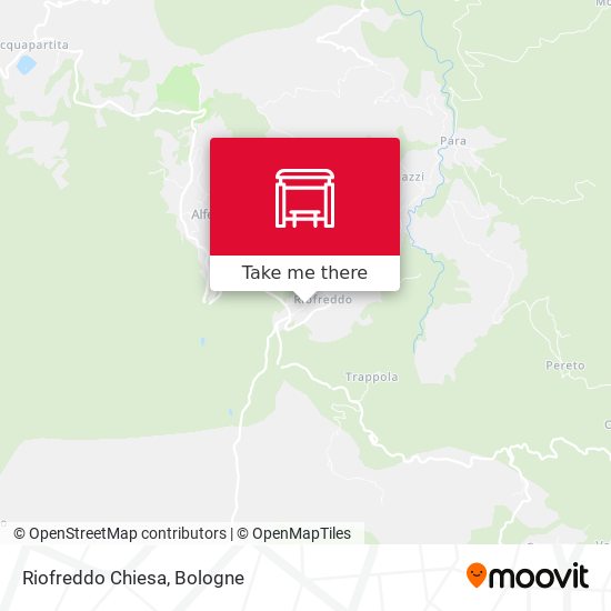 Riofreddo Chiesa map