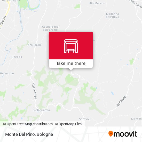 Monte Del Pino map