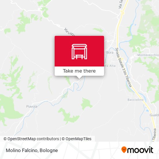 Molino Falcino map