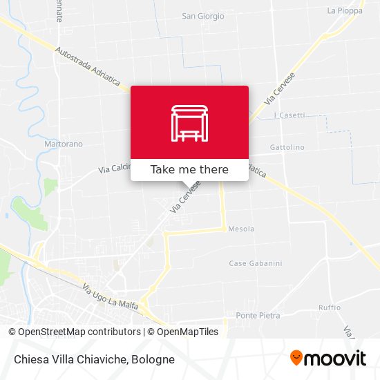 Chiesa Villa Chiaviche map