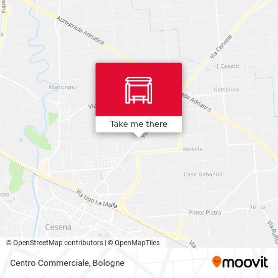 Centro Commerciale map