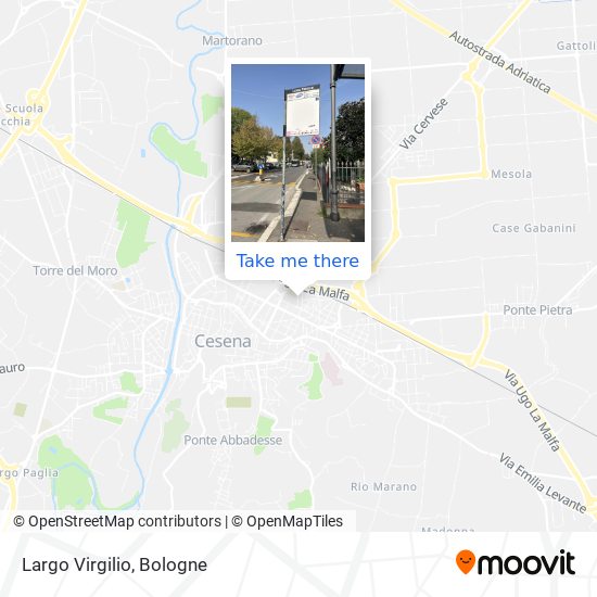 Largo Virgilio map