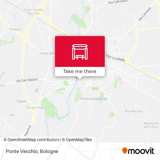 Ponte Vecchio map