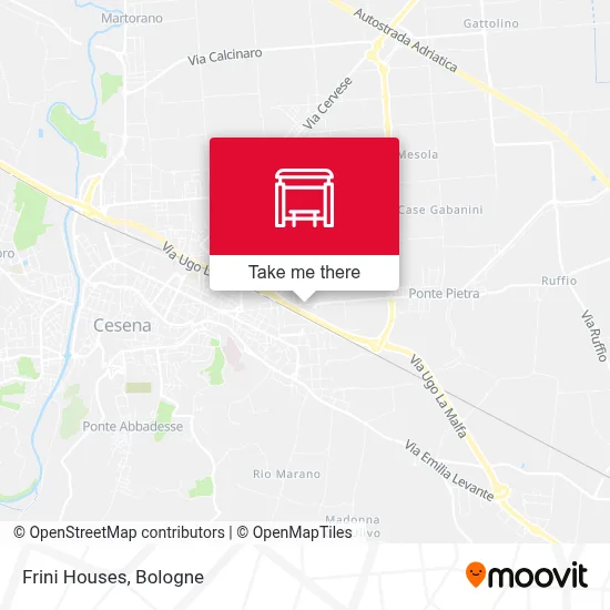 Frini Houses map