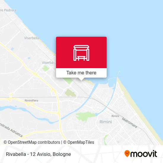 Rivabella - 12 Avisio map