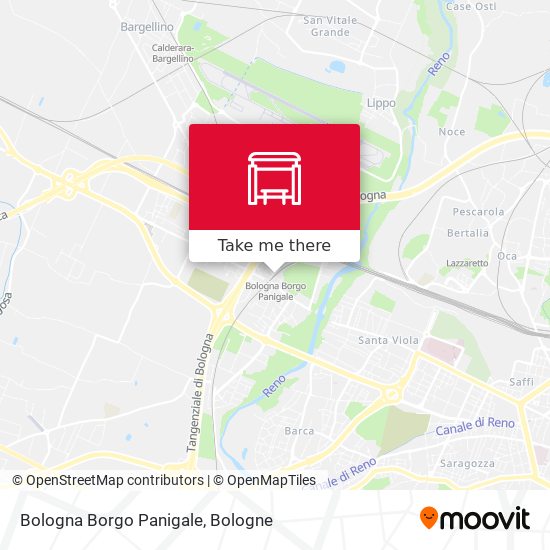 Bologna Borgo Panigale map