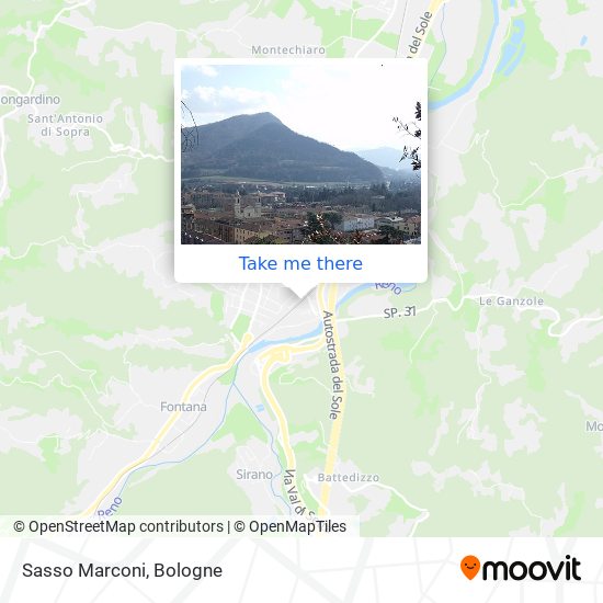 Sasso Marconi map